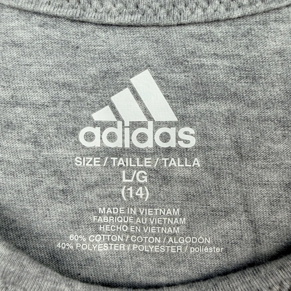 adidas girls gray